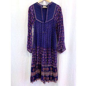 Vintage Boho Floral Dress